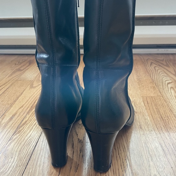 Aldo black italian leather bootie - Picture 3 of 3